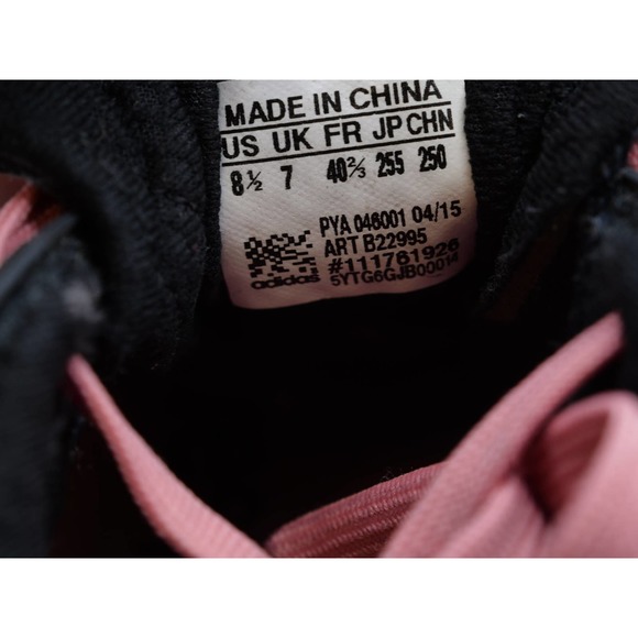Adidas Running Shoes Womens 8.5 Response Boost 2 Techfit Black Pink Sneakers - Picture 10 of 11